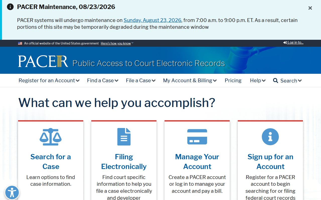 Escambia County previous residents federal historical court dockets